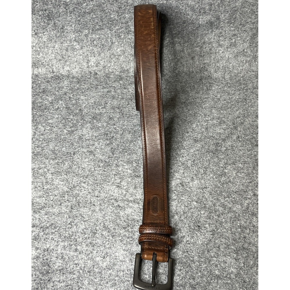 Columbia Sportswear Co Men's Sz 44/110 11CO02A9 Brown‎ Genuine Leather Belt